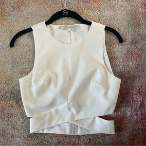 Lovers and friends white crop top